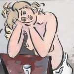 Jean HÉLION, Pegeen, la jeune fille aux cheveux jaunes, 1946