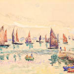 Paul SIGNAC, La Douane au Trieux, 1923 (circa)