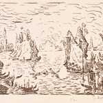 Paul SIGNAC, La Douane au Trieux, 1923 (circa)