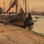 William Kay Blacklock, ARCA, The Harbour, Walberswick, Suffolk, 1915
