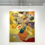 Jack Tierney, SUNFLOWERS WITH A COUPLE OF BIRDS, 2022