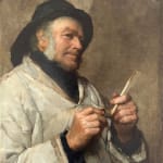 Frank Bramley, Femme avec châle, 1881-82