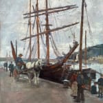 Stanhope Alexander Forbes, Home-Along: Evening study, 1905