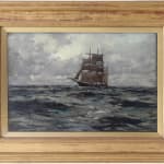 Frank Brangwyn, Shipping in open seas, 1889