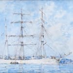 Henry Scott Tuke, Shipping at Anchor, Falmouth