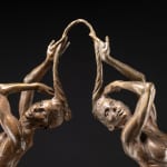 Richard MacDonald, Contemporary Nude Spire IV - Clarity Red, 2015
