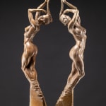 Richard MacDonald, Contemporary Nude Spire IV - Clarity Red, 2015