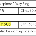 Kathryn Kelly, Pantheon Hemisphere 2 Way Ring