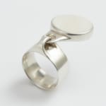 Kathryn Kelly, Ebony and Bone Door Knocker Ring