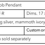 Kathryn Kelly, Oval Seal Fob Pendant