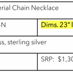 Kathryn Kelly, Mixed Material Chain Necklace