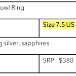 Kathryn Kelly, Scupper 2 Part Ring Set