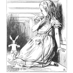 John Tenniel, ‘O Mouse, do you know the way out of this pool?’, 1988