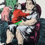 Paula Rego, Girl with Two Mothers, 2001