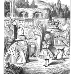 John Tenniel, 'Tut, tut child!' Said the Duchess. 'Everything's got a moral, if only you can find it.'