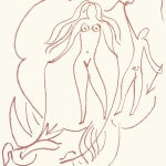 Henri Matisse, Plate 84. Florilège des Amours de Ronsard , 1948