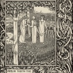 Aubrey Beardsley, The Lady of the Lake Telleth Arthur of the Sword Excalibur, 1893-4