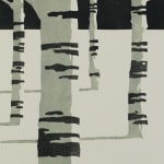 Paul Catherall, Silver Birch Red II , 2025