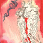 Salvador Dalí, The Ghost Spoken of (Inferno: Canto 34) , 1960-64