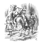 John Tenniel, Whenever the horse stopped (which it did very often), he fell off in front..., 1988