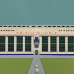 Mychael Barratt, Wes Anderson's Dog - Hoover Building II, 2021