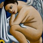 Anita Klein Studio Sale, Angel with Baby