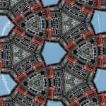 Anne Desmet, London Gardens Kaleidoscope II, 2023