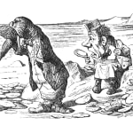 John Tenniel, 'I weep for you,' the Walrus said: 'I deeply sympathize...'