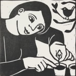 Anita Klein Studio Sale, Reading the Paper (TP Red), 2006