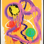 John Hoyland, Little Red Demon 9.92, 1992