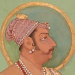 Visnu and Shri embracing Drawing from a set of preparatory drawings for the 'Second Guler' or 'Tehri-Garhwal' Gitagovinda