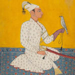 Visnu and Shri embracing Drawing from a set of preparatory drawings for the 'Second Guler' or 'Tehri-Garhwal' Gitagovinda