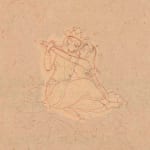 Vishnu and Shri embracing
