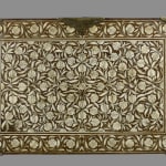 Cabinet with figurative Ivory Inlay, India, Gujarat or Deccan, for export to Europe, c. 1700