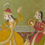 Krishna lures King Kalayavana to the Cave of Muchukunda where he is burnt to Ashes