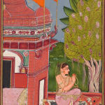 Bangali Ragini of Pancham Raga: an illustration to the Ragamala, Rajasthan, Kota, c. 1700-1720