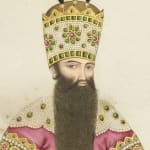 Portrait of Fath ‘Ali Shah Wearing from the William Fraser Collection India, Delhi, c. 1815 -1820