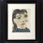 Pablo Picasso , Portrait de Jacqueline de Face. I, 1963