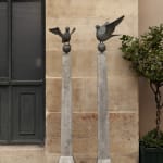 Francois-Xavier Lalanne, Doves (weathervanes) on obelisks, 2007