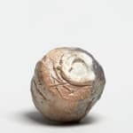 Kei Tanimoto, #020171 Feuerfarbene Platte mit Muster (iga kokumon hiiro-sara), Iga-Typ, 1995