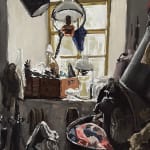 Matthew Wood RCA, Moseley Old Hall. Doorway from the dining room, 2024
