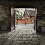 Matthew Wood RCA, Moseley Old Hall. Doorway from the dining room, 2024