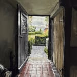 Matthew Wood RCA, Moseley Old Hall. Doorway from the dining room, 2024