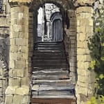 Matthew Wood RCA, Moseley Old Hall. Doorway from the dining room, 2024