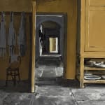 Matthew Wood RCA, Moseley Old Hall. Doorway from the dining room, 2024