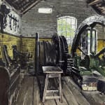 Matthew Wood RCA, Nant clwyd y Dre , view to the parlour , 2025