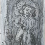 Leon Kossoff (1926-2019), Study after Cezanne's Portrait of Achille Emperaire, 1988