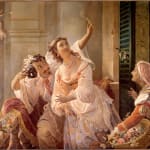 Pimen Nikitich ORLOV, Roman Carnival: the Feast of the “Moccoletti”, 1859