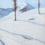 Paolo Antonio PASCHETTO, Snowy mountain landscape