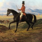 Arthur John STRUTT, Riders fox hunting in the Roman countryside